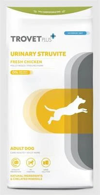 Cibo dietetico per cani TROVET DOG URINARY STRUVITE POLLO KG 3