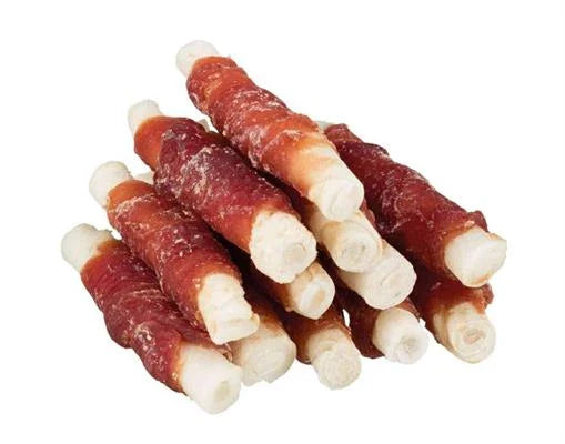 snack per cani TX 10 DENTAFUN BASTONCINI CON ANATRA CM 12 GR 80