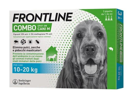 Antiparassitari Per Cane FRONTLINE COMBO CANI 10/20 3 PIPETTE