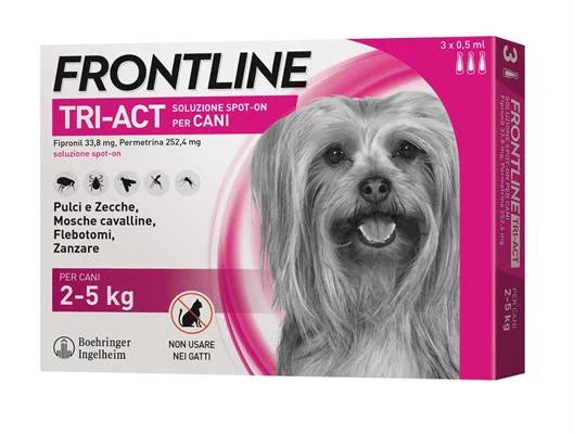 Antiparassitari Per Cane FRONTLINE TRI-ACT KG 2-5