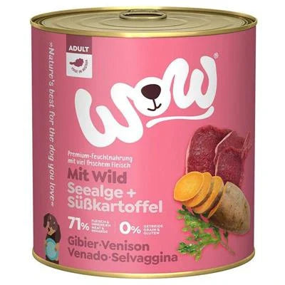 cibo umido per cani WOW DOG GR 800 SELVAGGINA