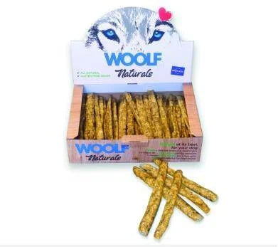 snack per cani  WOOLF STICK NATURALE MANZO/TRIPPA