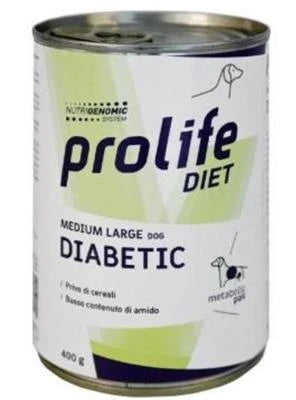 Cibo dietetico per cani PROLIFE DOG DIABETIC GR 400