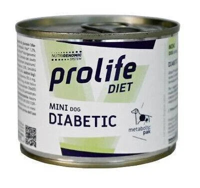 Cibo dietetico per cani PROLIFE DOG MINI DIABETIC GR 200