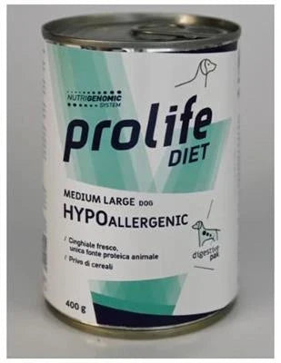 Cibo dietetico per cani PROLIFE DOG HYPOALLEGENIC CINGHIALE GR 400