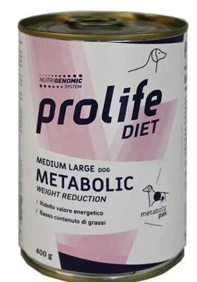 Cibo dietetico per cani PROLIFE DOG METABOLIC GR 400