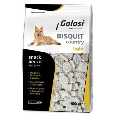 snack per cani GOLOSI BISCOTTI COUNTRY LIGHT GR 600
