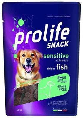 snack per cani PROLIFE DOG SNACK PESCE GR 90